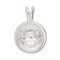 Sterling Silver Baseball Charm Pendant FindingKing Jewerly 13mm x 12mm
